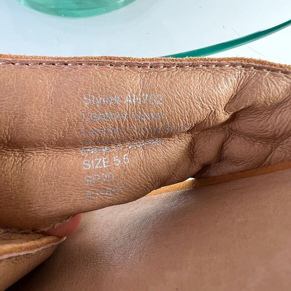 Madewell Skyler Slide Sandals Size 5.5 Brown Suede Leather Slip On - Picture 6 of 8